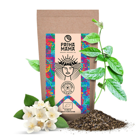 Zestaw Guayusa Pachamama Jazmin 100g akcesoria